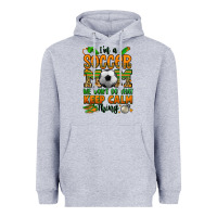Heather Grey i'm a soccer mom we don't do that keep calm thing Heavyweight Hoodie - Jasminsmagicworld