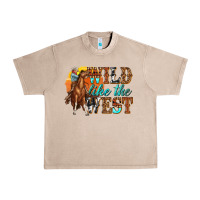 French Oak wild like west Urban Heavy Tee - texasbilliewilder