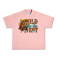 Salmon wild like west Urban Heavy Tee - texasbilliewilder