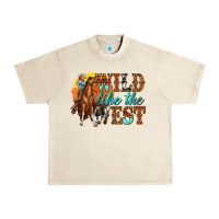 Sandshell wild like west Urban Heavy Tee - texasbilliewilder