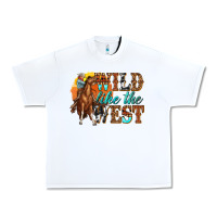 White wild like west Urban Heavy Tee - texasbilliewilder