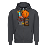 Smoke western basketball love Zipper Hoodie - HRA Design Shop