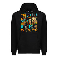 Black jesus is the anchor of my soul Premium Hoodie - AdoDesignShop