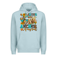 Blue Mist jesus is the anchor of my soul Premium Hoodie - AdoDesignShop