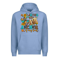 Colony Blue jesus is the anchor of my soul Premium Hoodie - AdoDesignShop