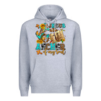 Heather Grey jesus is the anchor of my soul Premium Hoodie - AdoDesignShop