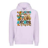 Lilac jesus is the anchor of my soul Premium Hoodie - AdoDesignShop