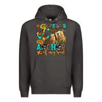 Smoke jesus is the anchor of my soul Premium Hoodie - AdoDesignShop