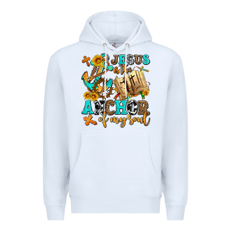 Jesus Is The Anchor Of My Soul Premium Hoodie by AdoDesignShop | Teevron
