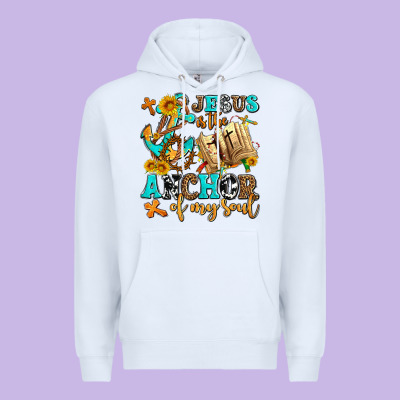 Jesus Is The Anchor Of My Soul Premium Hoodie Designed By Adodesignshop