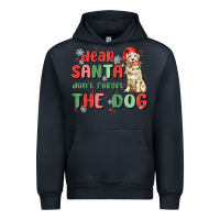 Navy dear santa dont forget the dog Urban Hoodie - MaliasSmallBusiness
