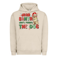 Pigment French Oak dear santa dont forget the dog Urban Hoodie - MaliasSmallBusiness