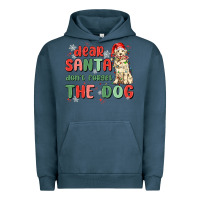 Pigment Midnight Navy dear santa dont forget the dog Urban Hoodie - MaliasSmallBusiness