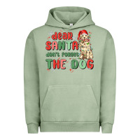 Pigment Oil Green dear santa dont forget the dog Urban Hoodie - MaliasSmallBusiness