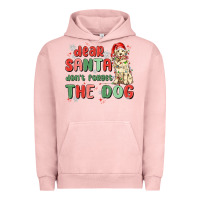 Pigment Salmon dear santa dont forget the dog Urban Hoodie - MaliasSmallBusiness