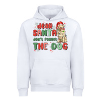 White dear santa dont forget the dog Urban Hoodie - MaliasSmallBusiness