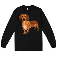 Black dachshund Long Sleeve Tee - RanaPortraitStore