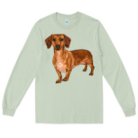 Matcha dachshund Long Sleeve Tee - RanaPortraitStore