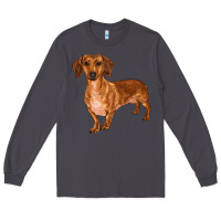 Smoke dachshund Long Sleeve Tee - RanaPortraitStore