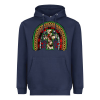 Navy cross rainbow Heavyweight Hoodie - JahusDesignShop