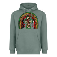 Sage cross rainbow Heavyweight Hoodie - JahusDesignShop