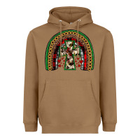 Toasted Coconut cross rainbow Heavyweight Hoodie - JahusDesignShop