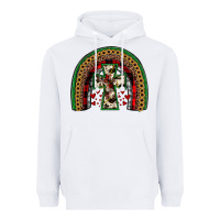 White cross rainbow Heavyweight Hoodie - JahusDesignShop