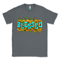 Charcoal Heather western blessed Classic Tee - Zillion Design Studio