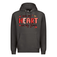 Smoke i wear my heart on my sleeve Premium Hoodie - MaliasSmallBusiness