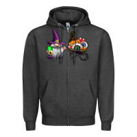 Charcoal Heather halloween Zipper Hoodie - CowhideDigitalArt