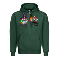 Sports Green halloween Zipper Hoodie - CowhideDigitalArt