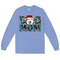 Colony Blue christmas dog mom husky Long Sleeve Tee - RanaPortraitStore