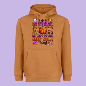 I'm A Baskeball Mom We Don't Do That Keep Calm Thi Heavyweight Hoodie Designed By Jasminsmagicworld