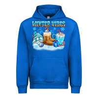 Cobalt winter vibes Urban Hoodie - MaliasSmallBusiness