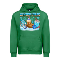 Emerald winter vibes Urban Hoodie - MaliasSmallBusiness