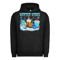 Pigment Black winter vibes Urban Hoodie - MaliasSmallBusiness