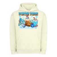 Pigment Pistachio winter vibes Urban Hoodie - MaliasSmallBusiness