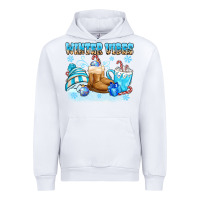 White winter vibes Urban Hoodie - MaliasSmallBusiness