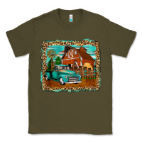 Army Green rustic country barn Classic Tee - Zillion Design Studio