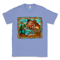 Colony Blue rustic country barn Classic Tee - Zillion Design Studio