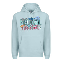 Blue Mist medical assistant nurse Premium Hoodie - MaliasSmallBusiness