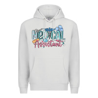 Dove Grey medical assistant nurse Premium Hoodie - MaliasSmallBusiness