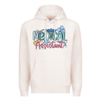 Pale Pink medical assistant nurse Premium Hoodie - MaliasSmallBusiness