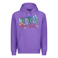 Purple medical assistant nurse Premium Hoodie - MaliasSmallBusiness
