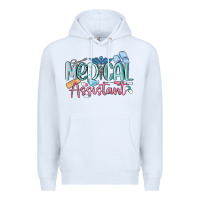 White medical assistant nurse Premium Hoodie - MaliasSmallBusiness