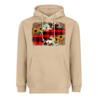 Mushroom christmas background Heavyweight Hoodie - JahusDesignShop