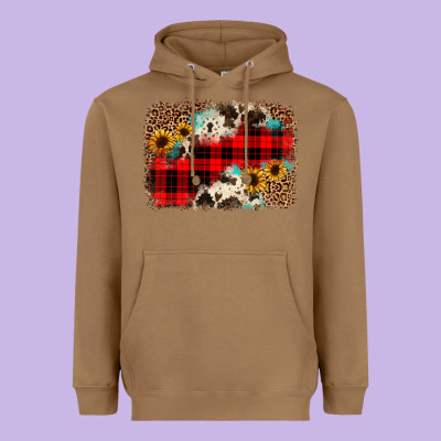 Christmas Background Heavyweight Hoodie Designed By Jahusdesignshop