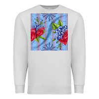 Dove Grey patriotic rose Premium Sweatshirt - BundleAndBundleShop