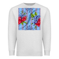 Oatmeal Heather patriotic rose Premium Sweatshirt - BundleAndBundleShop
