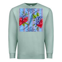 Seafoam patriotic rose Premium Sweatshirt - BundleAndBundleShop